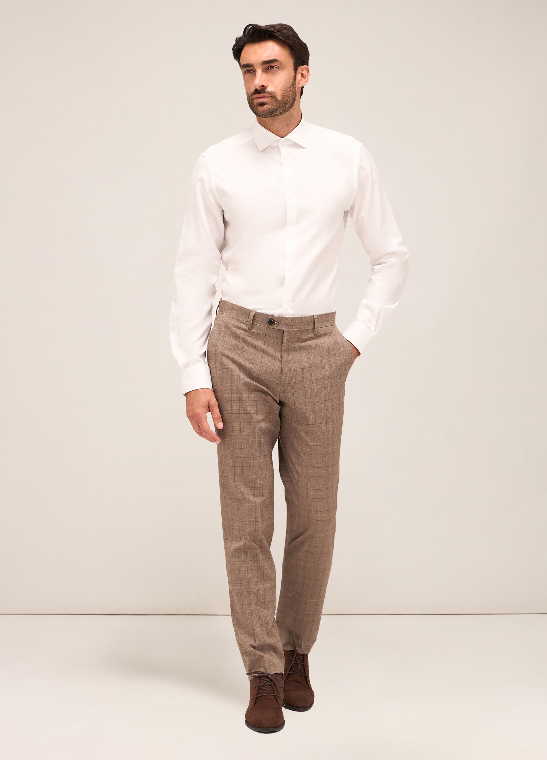 Pantalone Rumford in misto lana uomo_0