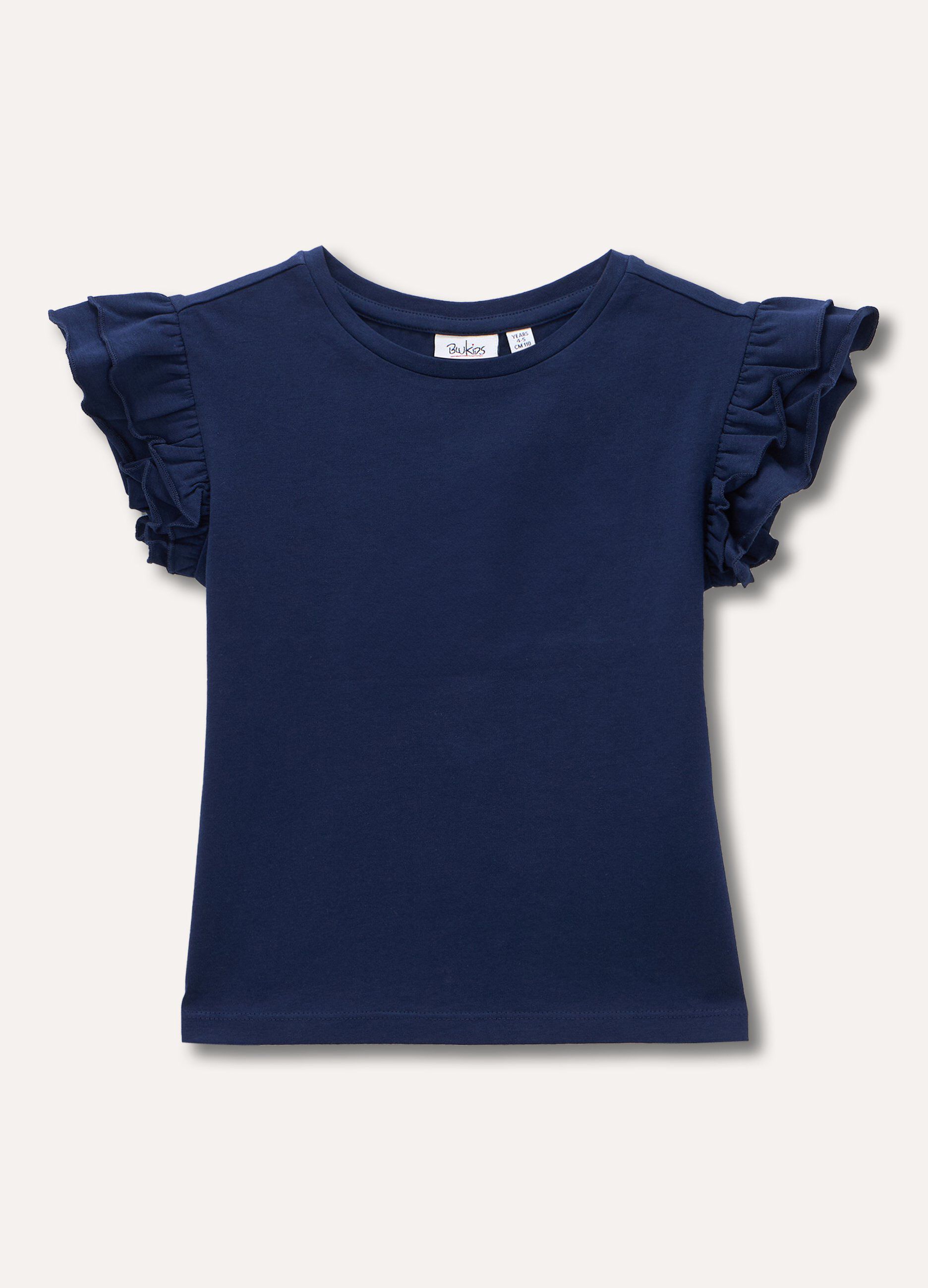 T-shirt in cotone stretch bambina_0
