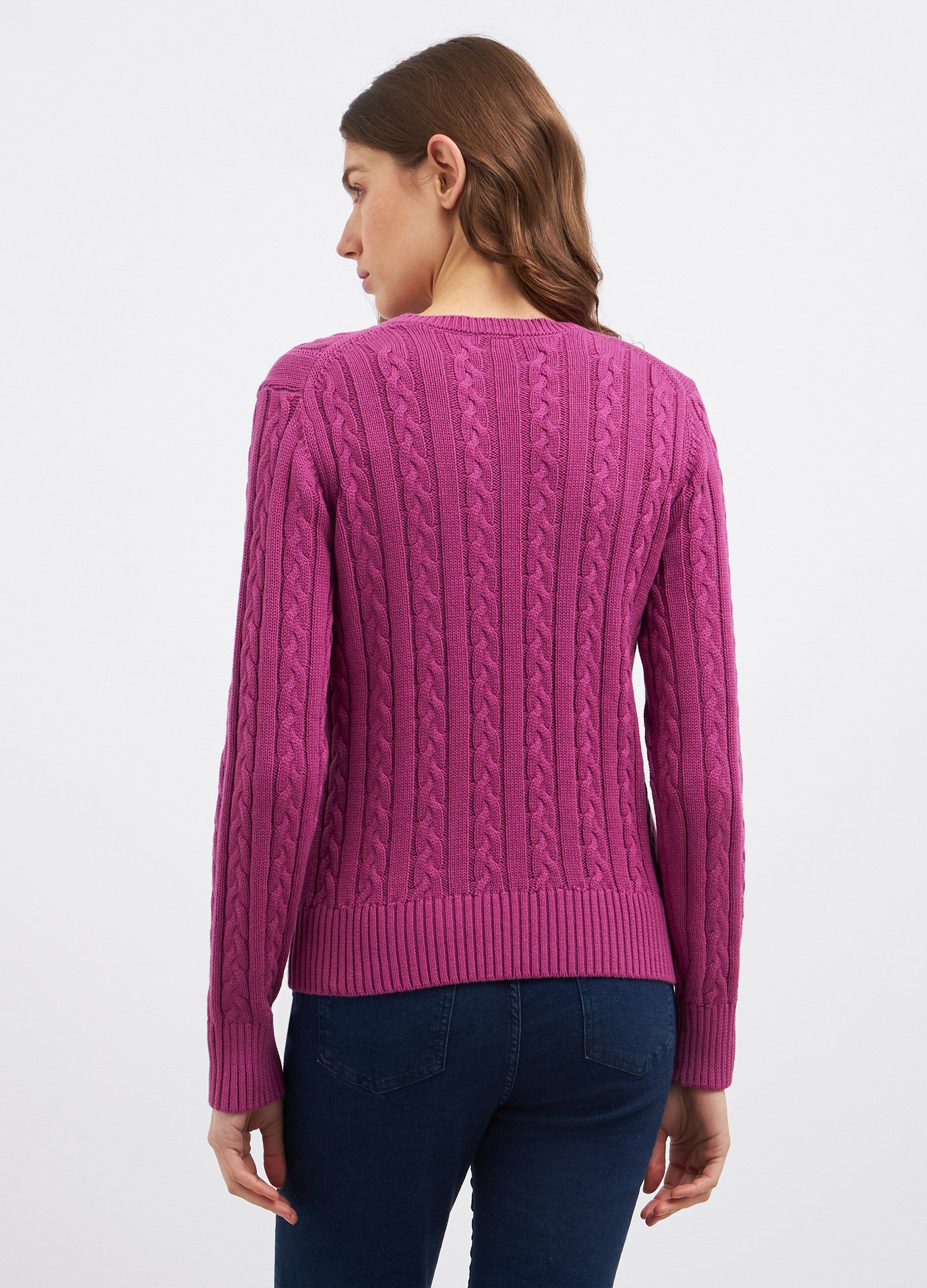 Pullover tricot in puro cotone donna_1