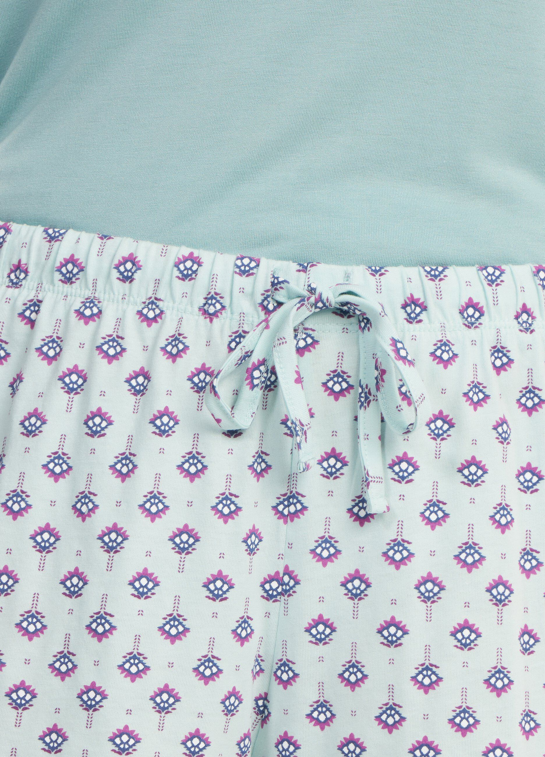 Shorts pigiama in puro cotone donna_2