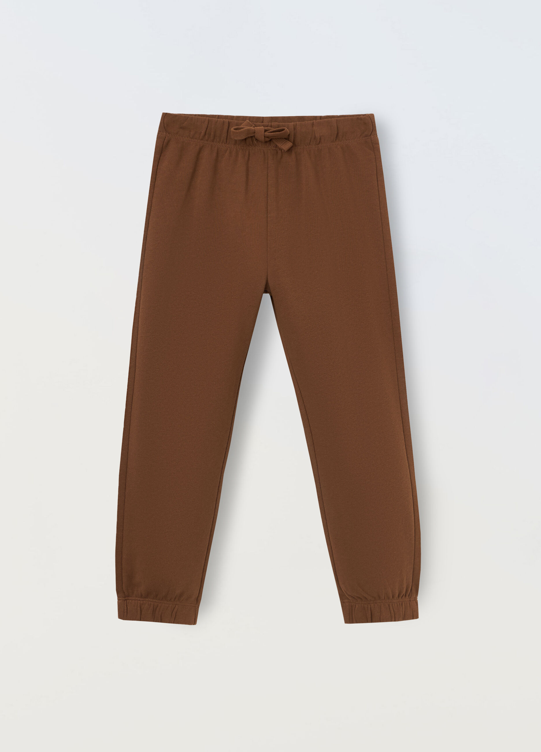 Joggers in french terry di puro cotone bambino_0