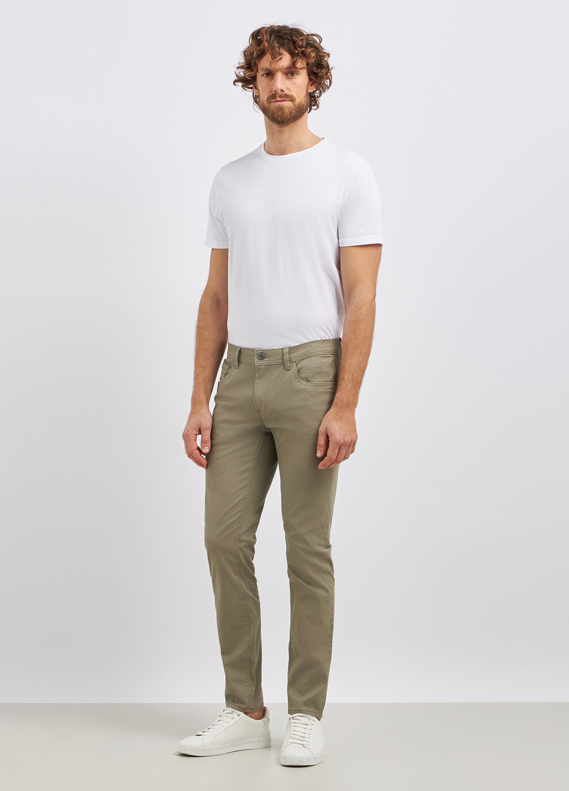 Pantaloni in puro cotone modello 5 tasche uomo_0