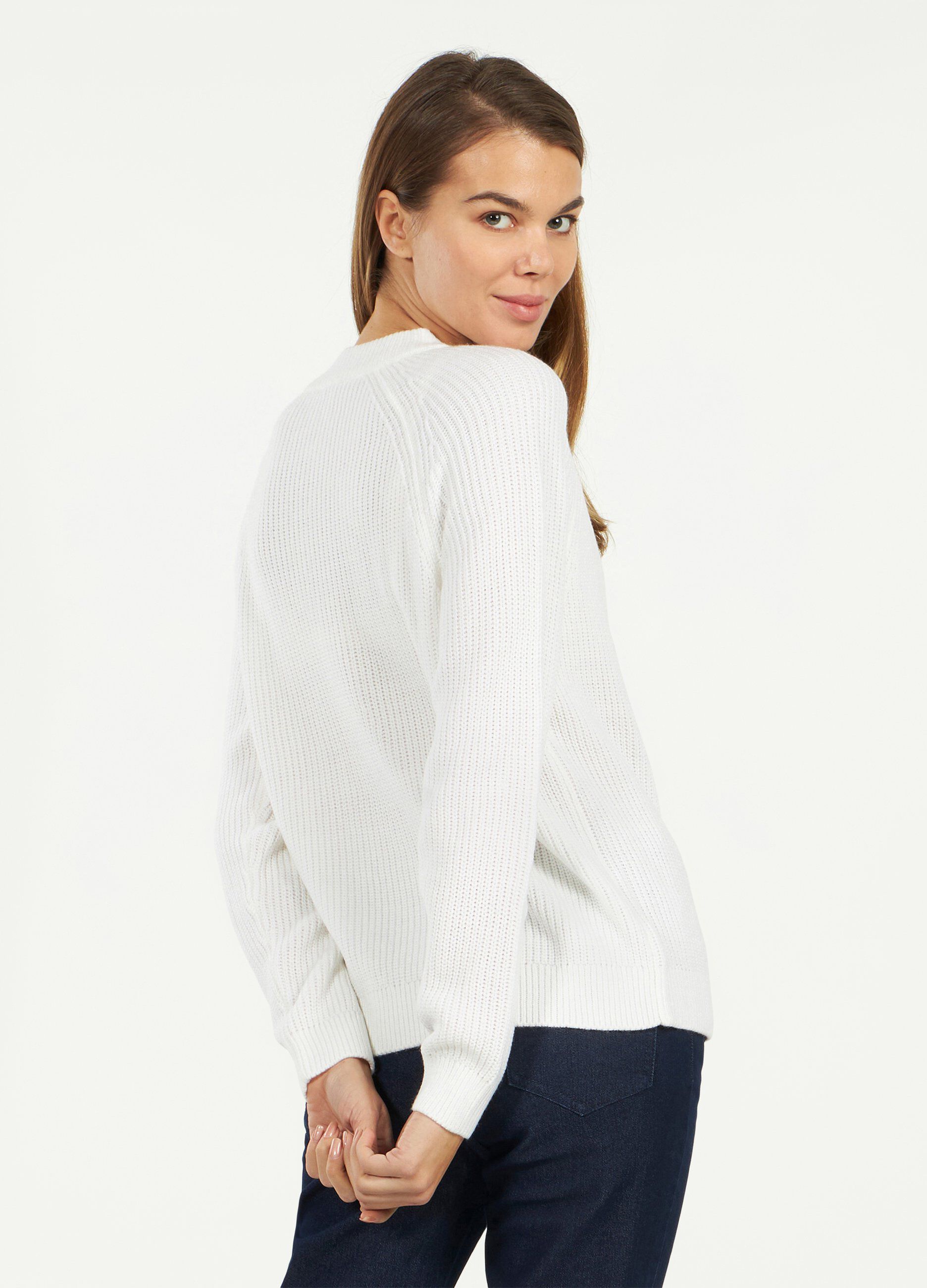 Maglione tricot con bottoni donna_2