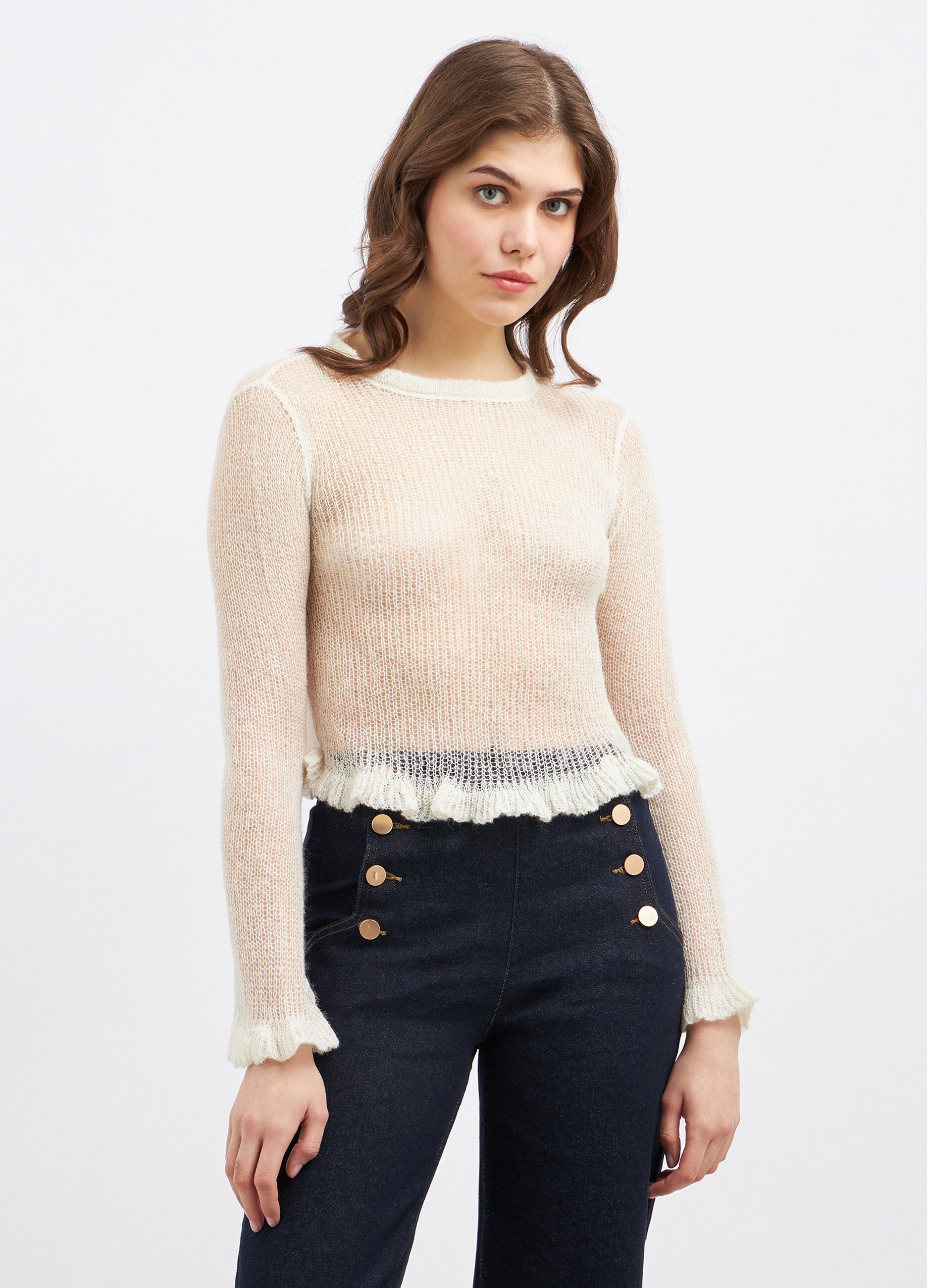Pullover tricot misto lana donna_0