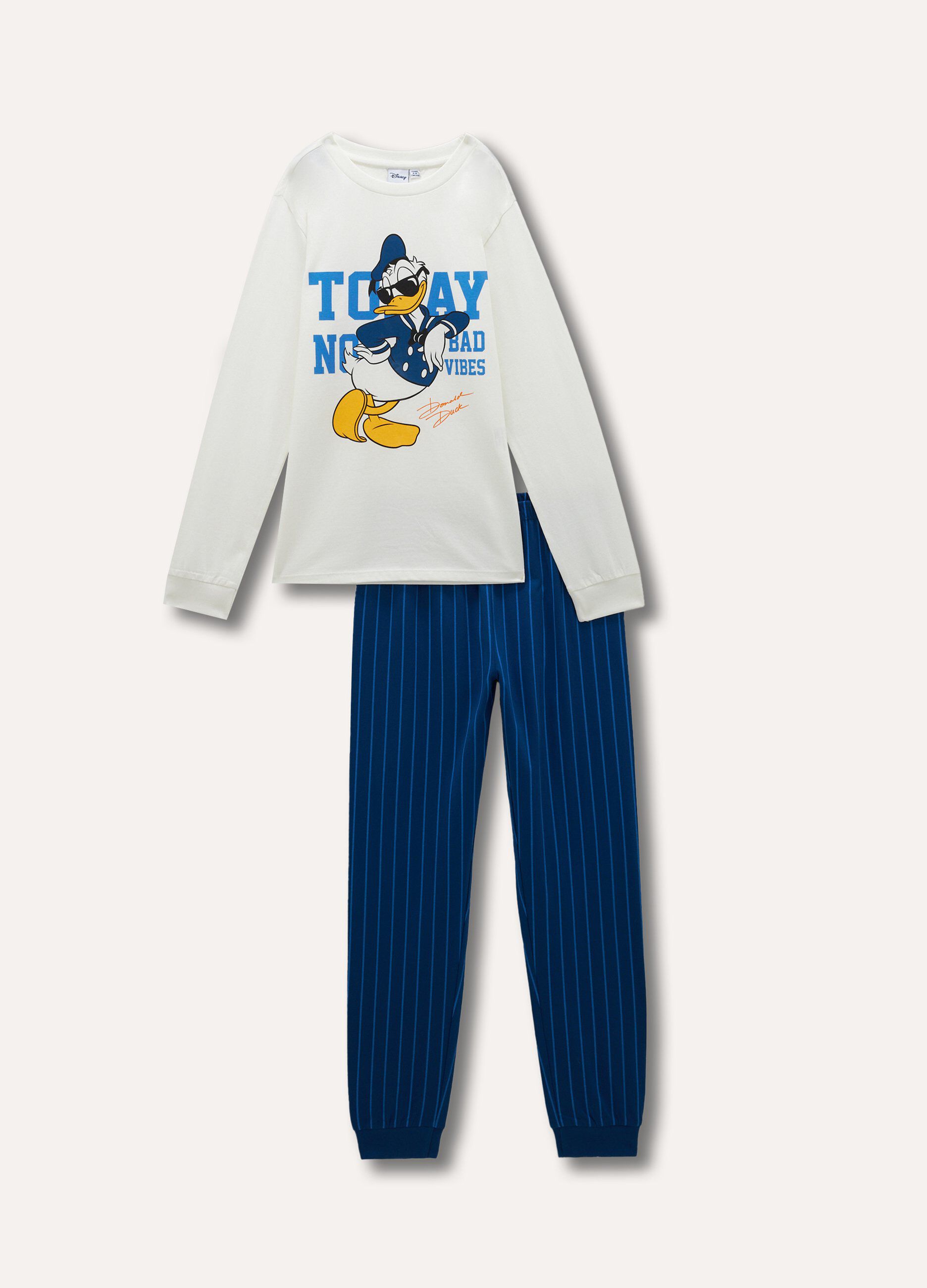 Set pigiama lungo Donald Duck in puro cotone bambino_0