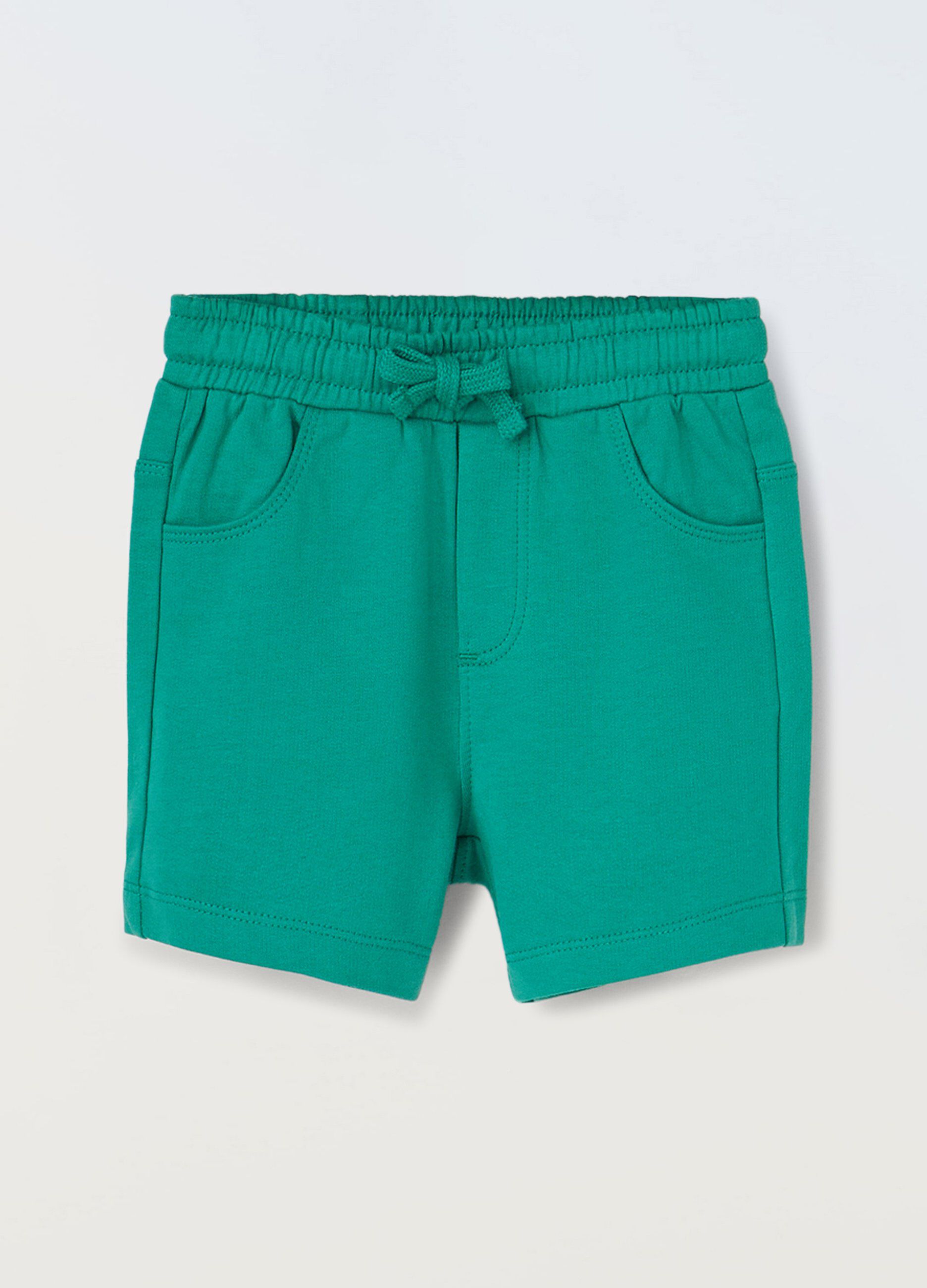 Shorts in puro cotone neonato_0