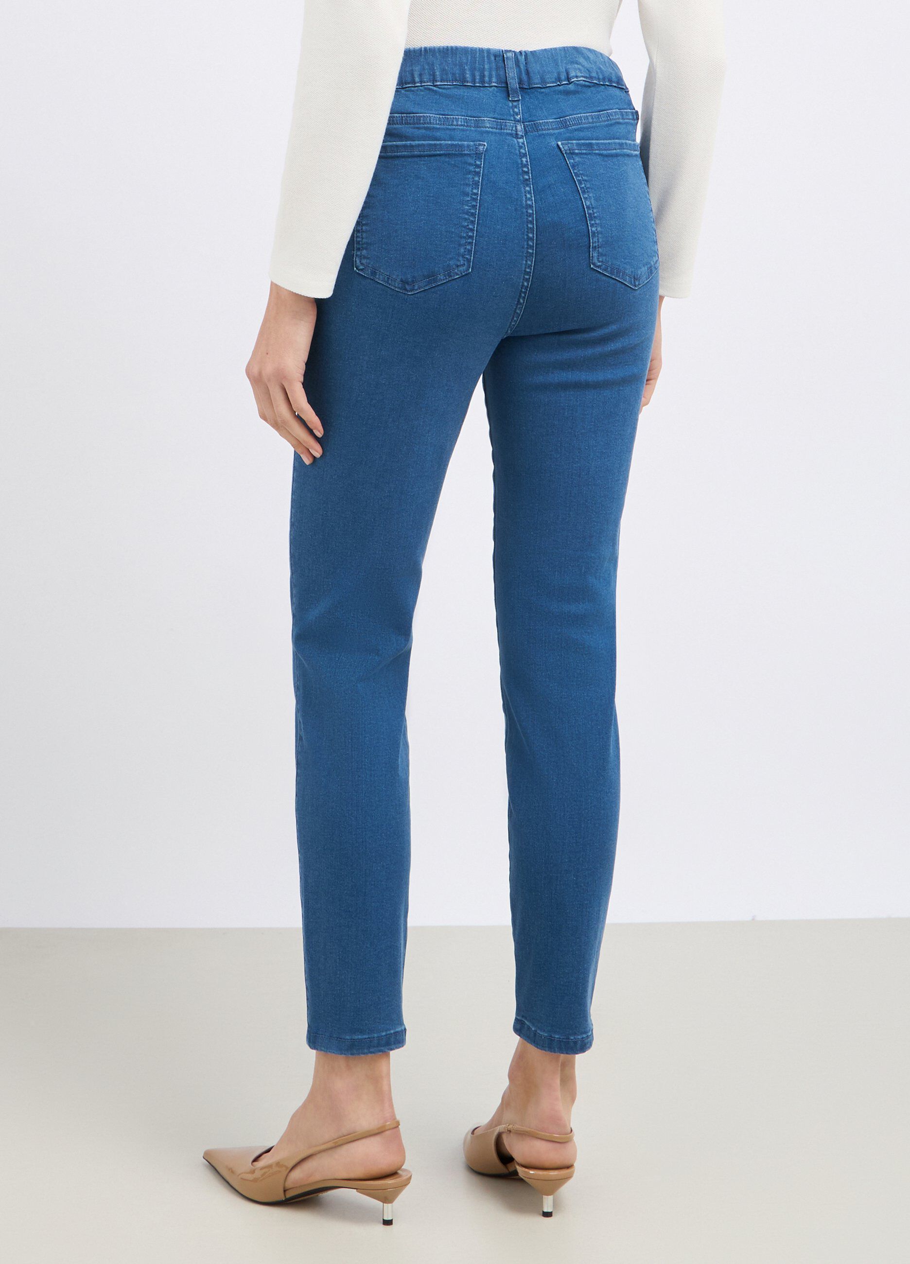 Jeggings in cotone stretch donna_1
