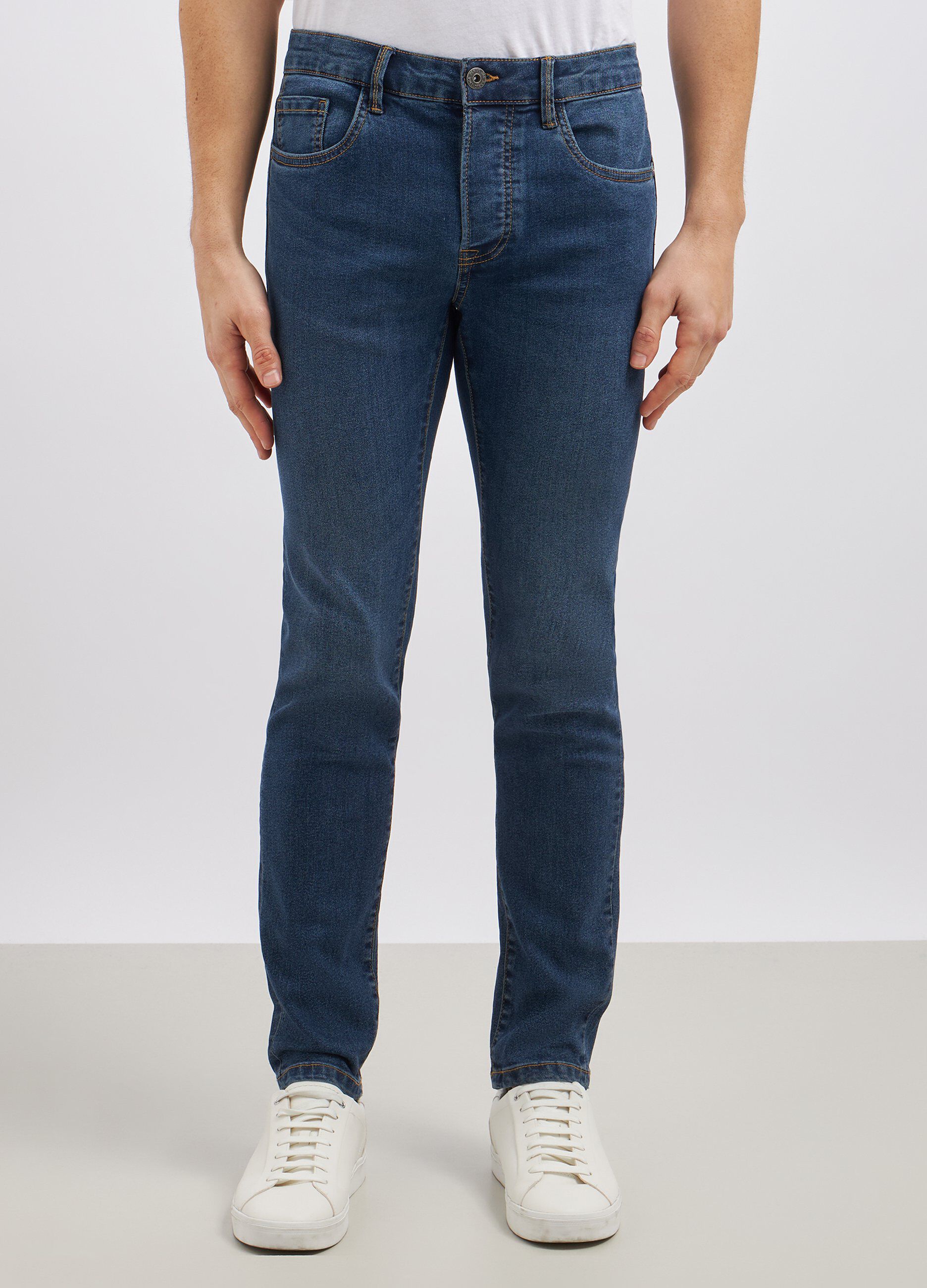 Jeans skinny in misto cotone stretch uomo_1