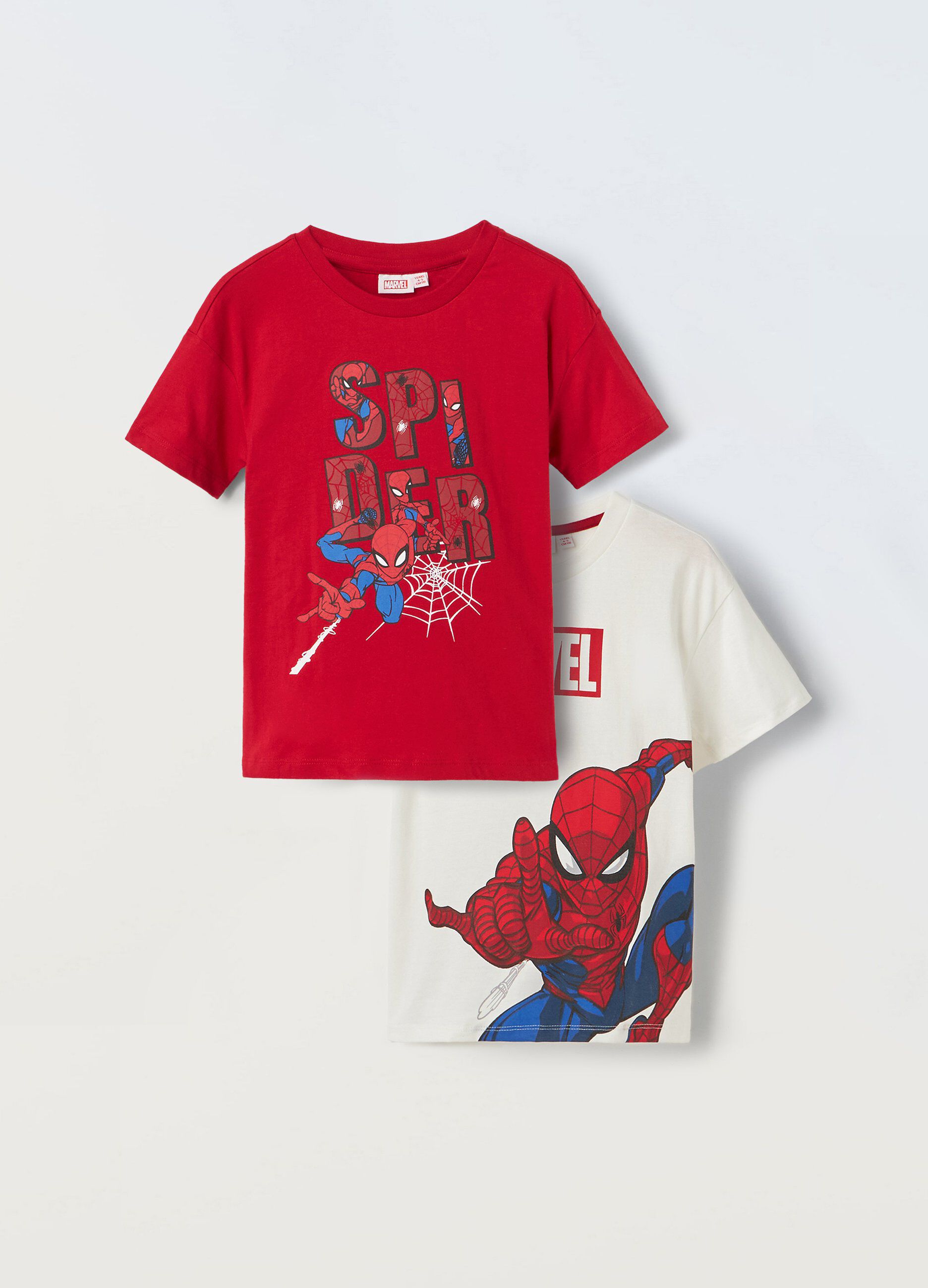 Pack 2 t-shirt Spider-Man bambino_0
