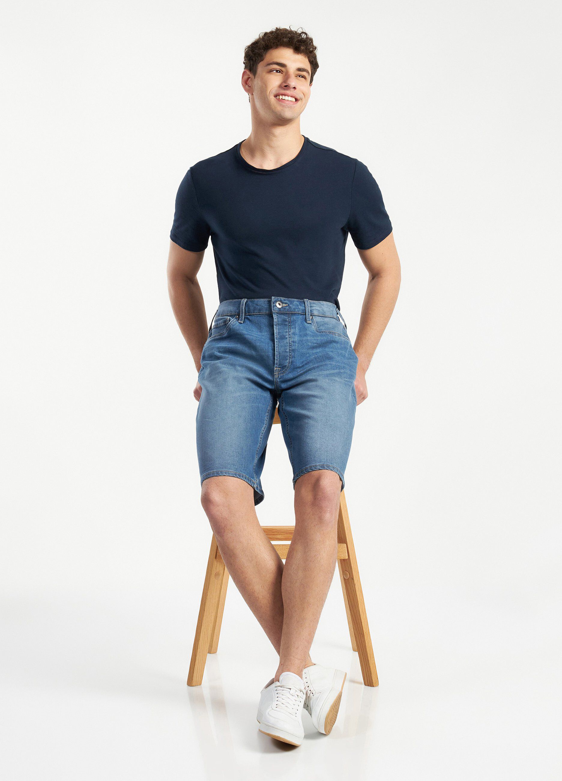 Shorts in denim uomo_0
