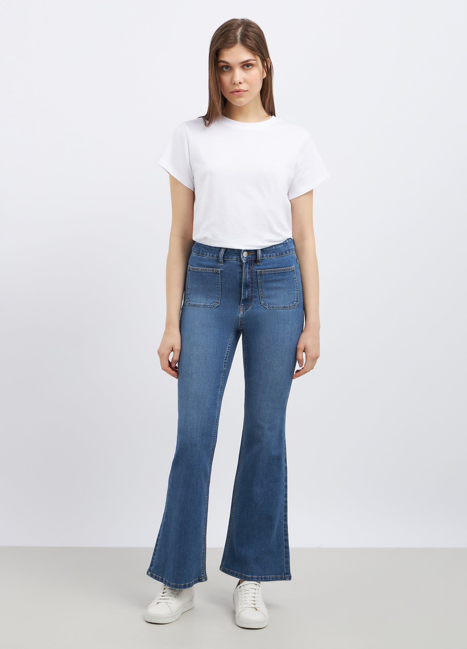 Jeans flare fit donna_0