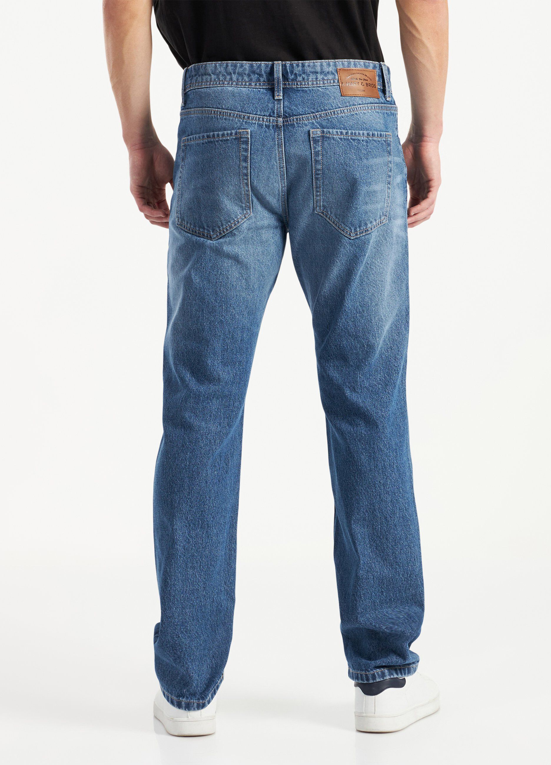 Jeans regular fit stone washed uomo_1