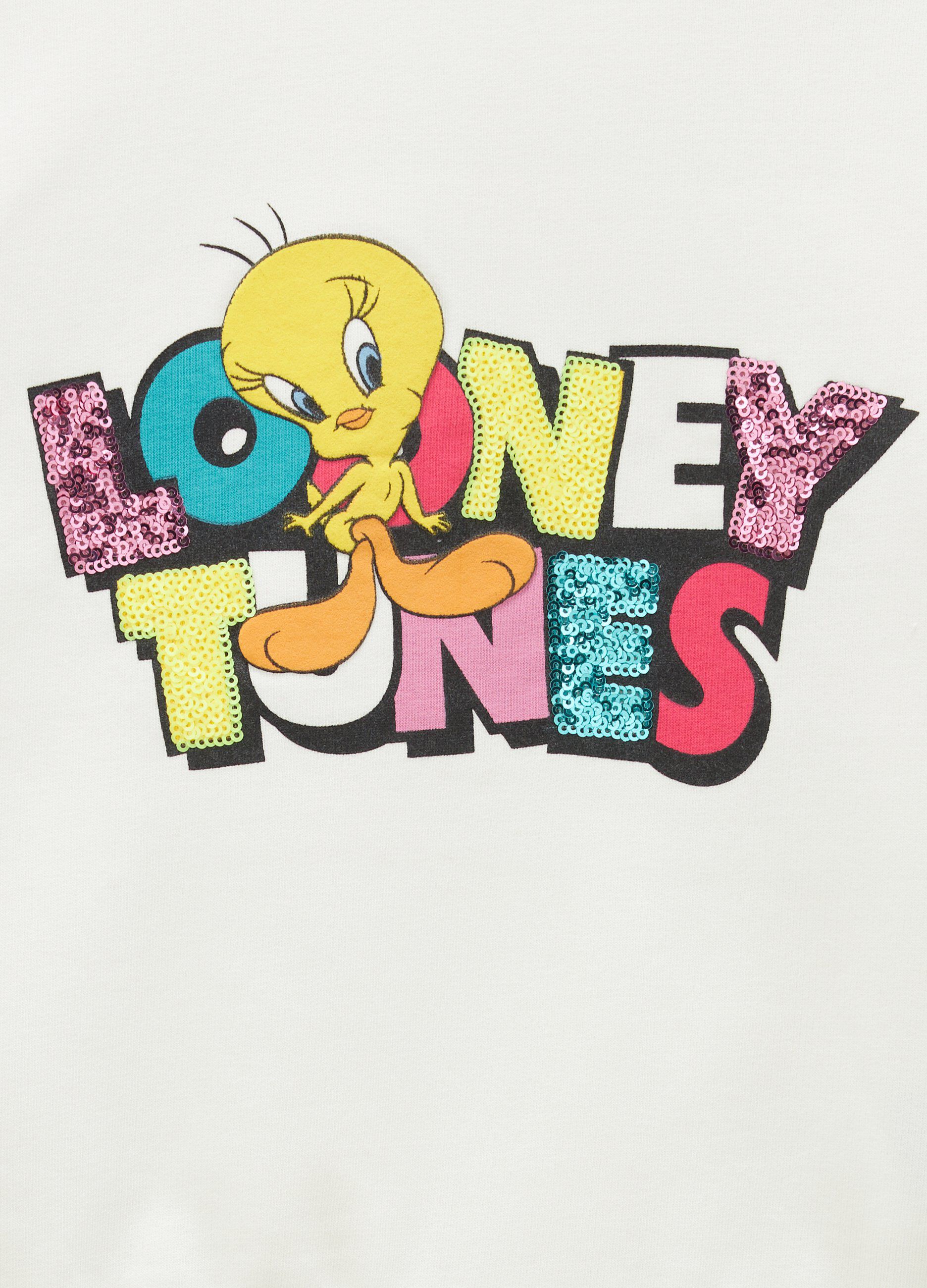 Felpa Looney Tunes con paillettes bambina_1