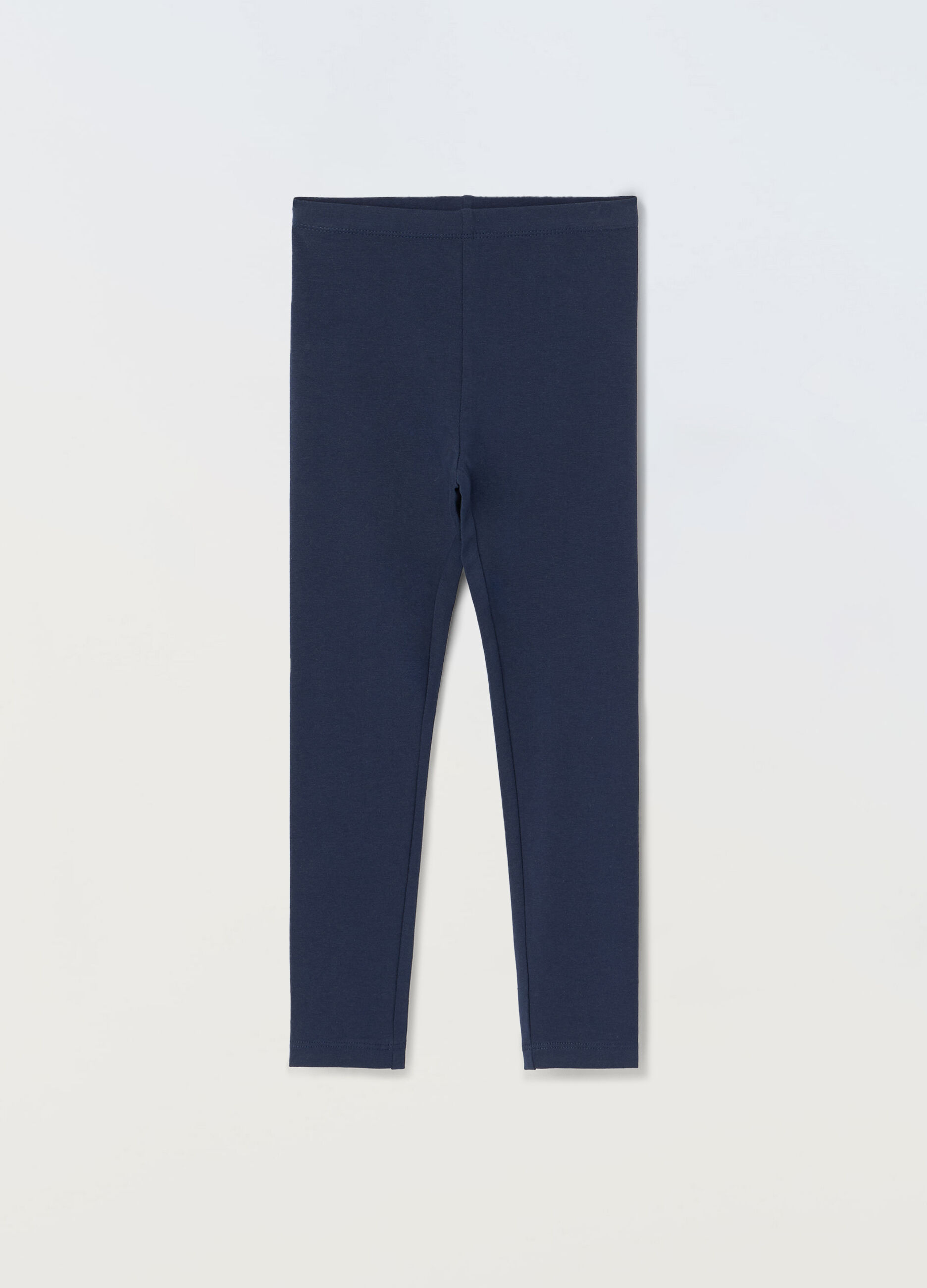 Leggings in cotone stretch bambina_0