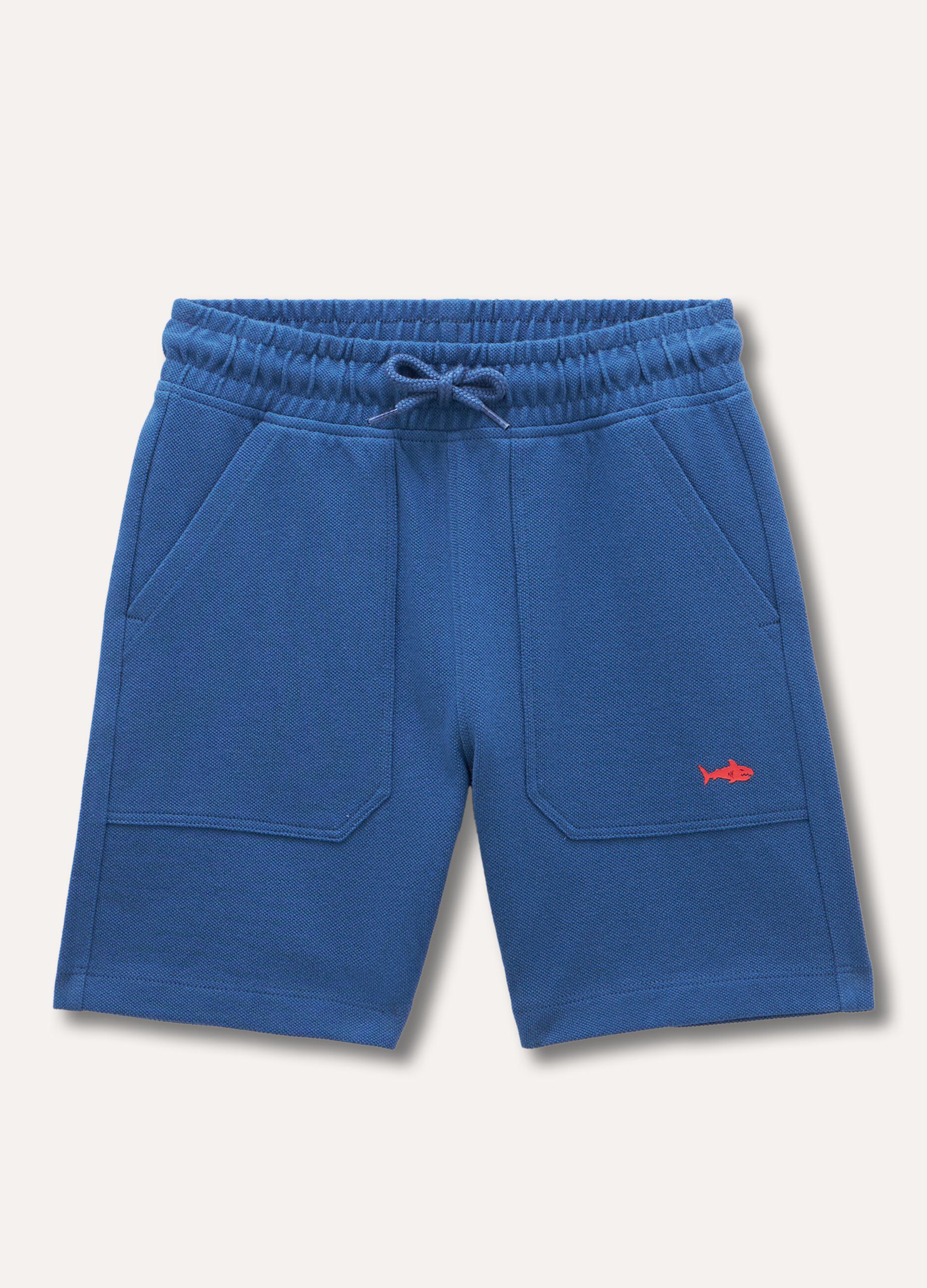 Shorts in cotone Piquet bambino_0